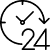 24/7 System Availability & Reliability icon